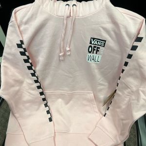 Light Pink Vans Hoodie. New. Size M